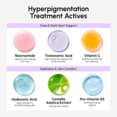 MAREE tranexamic acid brightening formula shown in product imagery.