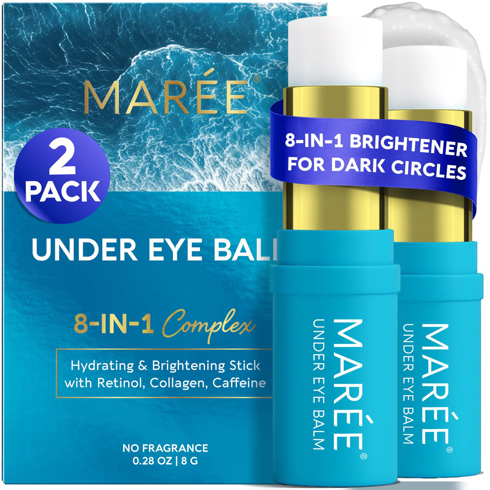 MAREE under-eye balm stick cooling glide for quick hydration.
