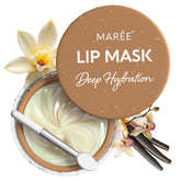 MAREE Vanilla Lip Mask packaging close-up for overnight lip care