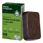 Marie Originals Poison Ivy Bar close-up shows natural ingredients for soothing relief.