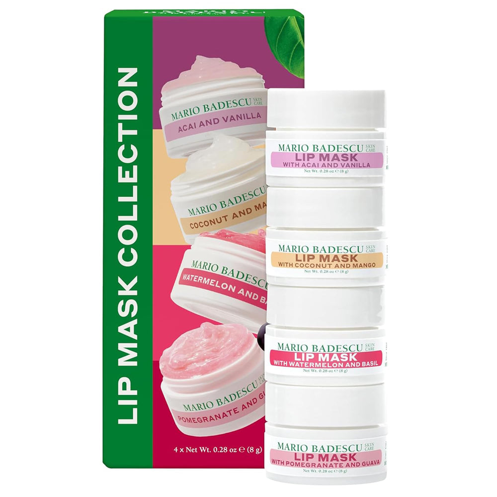 Mario Badescu Lip Mask Acai Vanilla jar delivers overnight hydration for smoother lips.