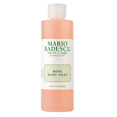 Mario Badescu Rose Body Soap bottle showing rose-infused formula for daily cleansing