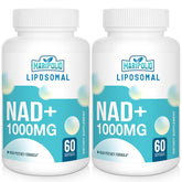 Maripolio Liposomal NAD+ 1000 mg softgels bottle highlighting high-potency formula for daily energy support.