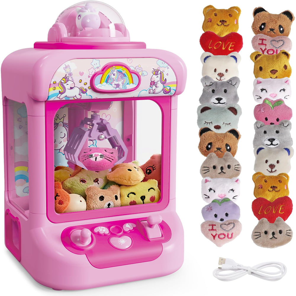Marlrin Claw Machine unicorn design entices kids to play and grab prizes