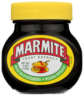 Marmite yeast extract 2-pack on shelf, convenient pantry staple for versatile cooking.