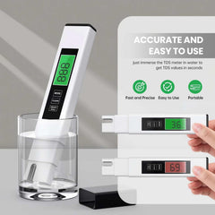 MAROJAP TDS Water Tester EC reading helps monitor conductivity for aquariums.