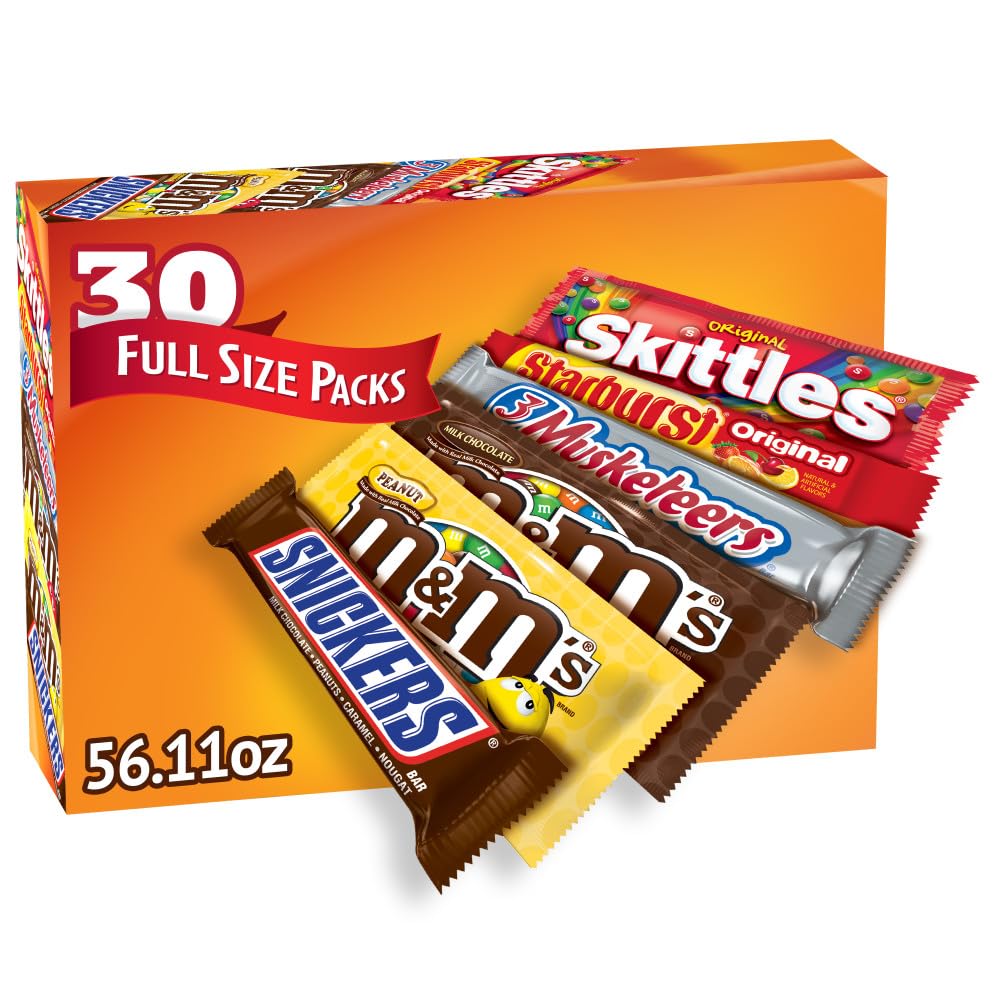 Mars Variety Pack Box Front shows a colorful assortment for parties and gifting