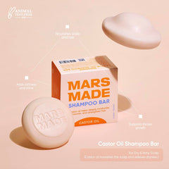 Bottle-free Marsmade bar emphasizes eco-friendly hair care.