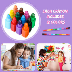 Marspark crayons length adjustable for easy grip and custom projects.