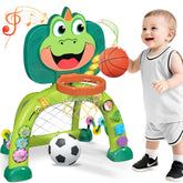 Marstone basketball hoop showcases active play to build gross motor skills