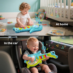 Marstone crocodile guitar lights enhance visual interest during music time