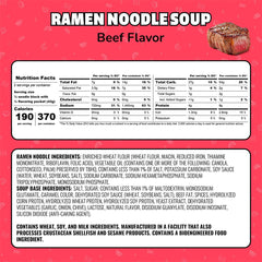 Maruchan Beef Ramen packaging and packet, ready for pantry storage.