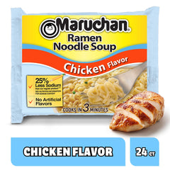 Maruchan chicken flavor seasoning packet for rich, quick taste
