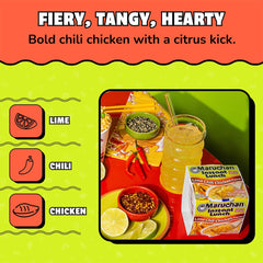 Maruchan Instant Lunch cup shown with add-ins for a customized ramen bowl.