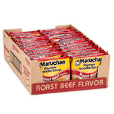 Maruchan Roast Beef Ramen bowl ready for a quick, comforting meal