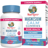 MaryRuth's Calm Magnesium Gummies bottle on a clean surface for easy daily use and support.