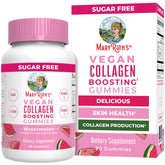 MaryRuth's Collagen Boosting Gummies bottle showing vegan formula for daily skin support