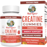 MaryRuth's Creatine Gummies bottle shows tangerine flavor for easy pre-workout fueling.