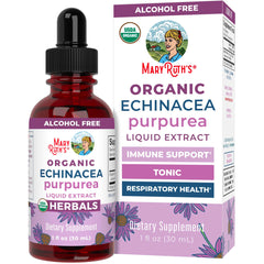 MaryRuth's Organics Echinacea liquid bottle showing a convenient immune-friendly option