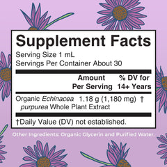 MaryRuth's Organics echinacea liquid dropper for precise dosing