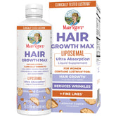 MaryRuth's Hair Growth Max bottle pour showing easy daily dosing for use