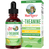 MaryRuth's L-Theanine bottle with lemon-lime flavor for daily mood support.