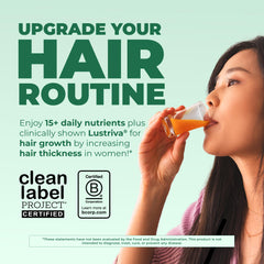 MaryRuth's liquid multivitamin being poured for easy daily use