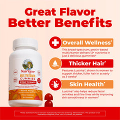 MaryRuth's multivitamin hair gummies packaging ready for shelf