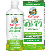 MaryRuth's Nighttime Multimineral bottle with sugar-free, melatonin-free formula for calm nights.