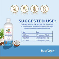 MaryRuth's Nighttime Multimineral cranberry dream bottle offers tasty mineral intake at night.