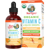 MARYRUTH'S organic vitamin C liquid drops bottle for daily immune support