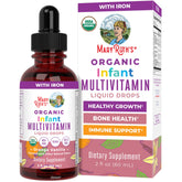 MaryRuth's infant drops bottle with orange-vanilla flavor for growth support