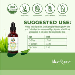 MaryRuth's Organics 2oz travel-size bottle for probiotic routines on the go