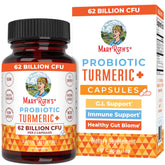MaryRuth's Organics Probiotic Turmeric bottle highlights digestion-support formula.