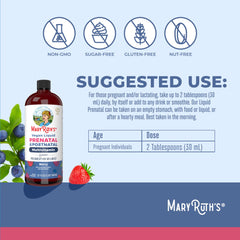 MARYRUTH'S prenatal liquid dispense cap for simple serving on the go.