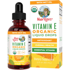 MaryRuth's Vitamin E Drops bottle for easy daily antioxidant support.