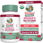 MaryRuth's women's multivitamin gummies bottle highlights daily immune support.