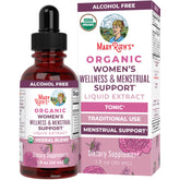 MaryRuth's Women's Wellness Drops bottle highlights USDA Organic formula for cycle support.