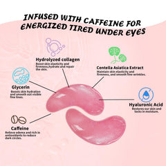 Maskiss hyaluronic acid eye patches with vegan formula for gentle repair.