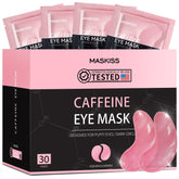 Maskiss Under Eye Patches box packaging shown for convenient, on-the-go care