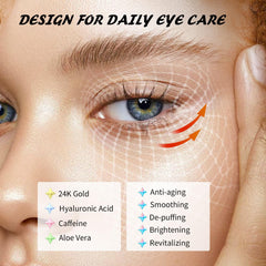 Maskiss caffeine patches boost circulation for reduced puffiness around eyes.