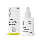 Masofta hair growth serum bottle ready for daily scalp nourishment.