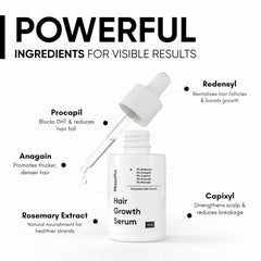 Masofta serum dropper dispensing onto the scalp for precise use.