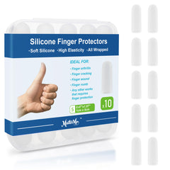 MasterMo gel finger cots in clear packaging offer portable protection for busy days.
