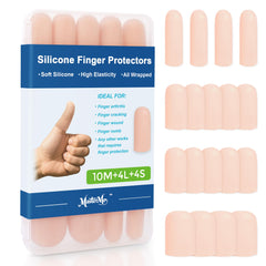 MasterMo gel finger cots protectors pack provides fingertip protection for on-the-go use.