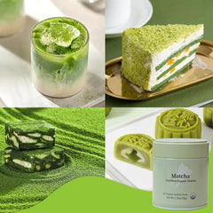 MatchAdmire Matcha Premium First Harvest canister — pure powder ideal for smoothies