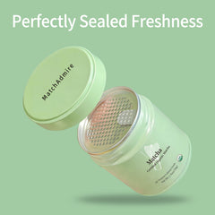 MatchAdmire Matcha Premium First Harvest label — organic, vegan, and non-GMO certification