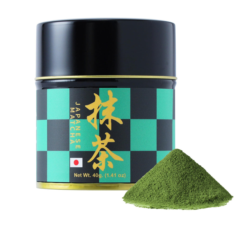 Matcharl matcha powder jar front label for ceremonial-grade tea rituals
