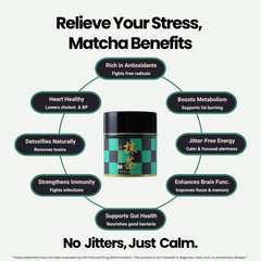 Matcharl matcha powder steaming mug showing rich crema
