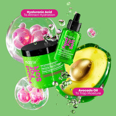 Hyaluronic acid ingredient emphasizes moisture retention in hair